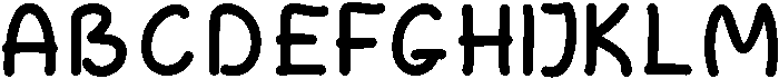 Qiqi Handwrite otf (400) Font UPPERCASE