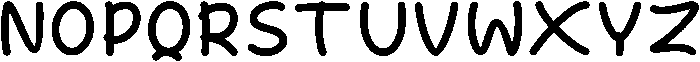 Qiqi Handwrite otf (400) Font UPPERCASE