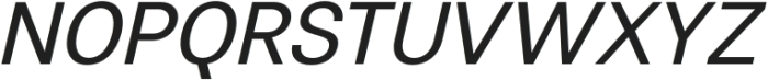 Qirvalen Italic otf (400) Font UPPERCASE