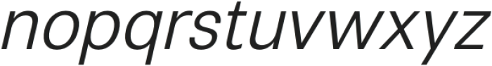 Qirvalen Light Italic otf (300) Font LOWERCASE