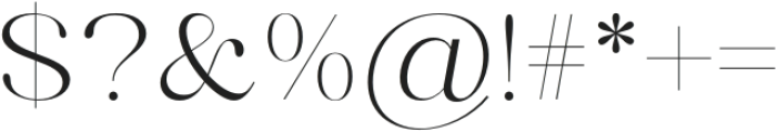 Qitae Regular otf (400) Font OTHER CHARS
