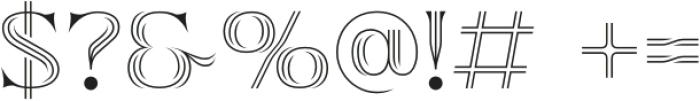 Qiunels otf (400) Font OTHER CHARS