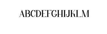 Qiba Serif.otf Font UPPERCASE