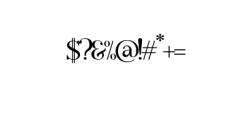 Qiba Serif.ttf Font OTHER CHARS