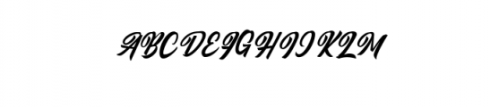 Qintan Script Font UPPERCASE
