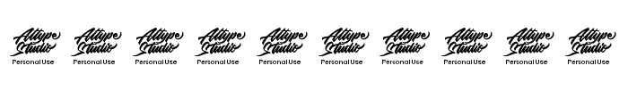 Qicka - Personal Use Font OTHER CHARS