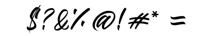 Qimaila Script Font OTHER CHARS