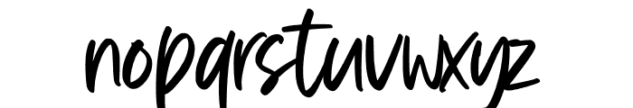 Qistilla Personal Use Font LOWERCASE