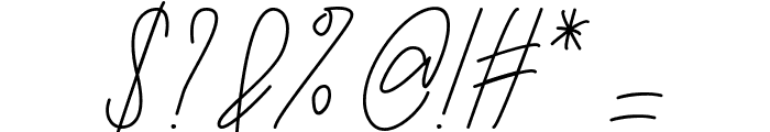 Qittuny Signature Font OTHER CHARS