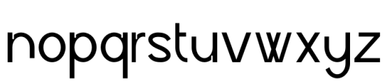 Qibata Regular Font LOWERCASE