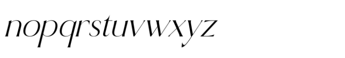 Qignals Italic Font LOWERCASE