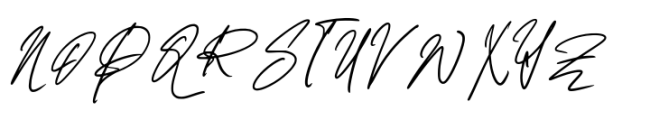 Qikabey Signature Font UPPERCASE