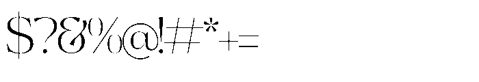 Qikelan Regular Font OTHER CHARS