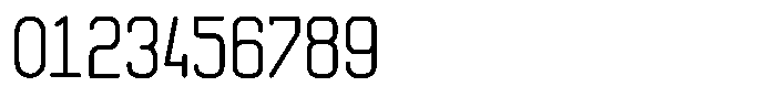 Qila Mono Bold Compressed Font OTHER CHARS