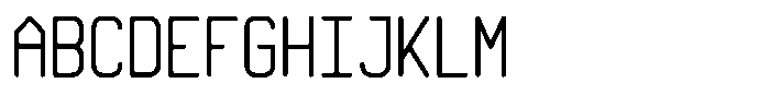 Qila Mono Bold Compressed Font UPPERCASE