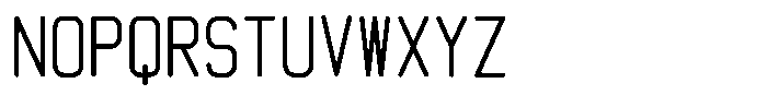 Qila Mono Bold Compressed Font UPPERCASE