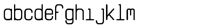 Qila Mono Bold Compressed FONT
