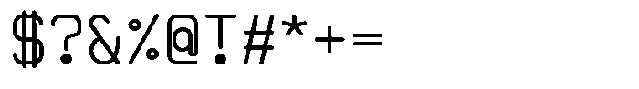 Qila Mono Bold Expanded Font OTHER CHARS