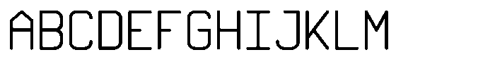 Qila Mono Bold Expanded Font UPPERCASE
