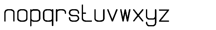 Qila Mono Bold Expanded Font LOWERCASE