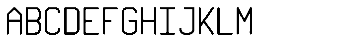 Qila Mono Bold Font UPPERCASE