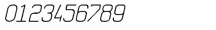 Qila Mono Expanded Italic Font OTHER CHARS