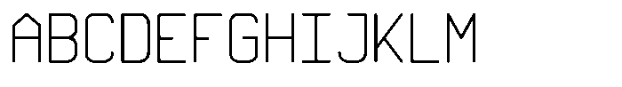 Qila Mono Expanded Font UPPERCASE