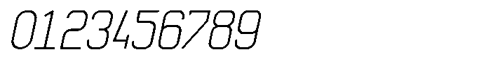 Qila Mono Italic Font OTHER CHARS