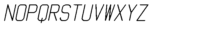 Qila Mono Italic Font UPPERCASE