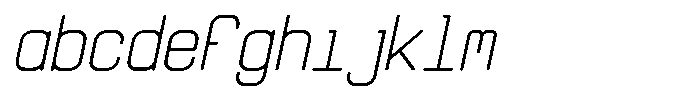 Qila Mono Italic FONT