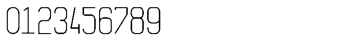 Qila Mono Light Compressed Font OTHER CHARS