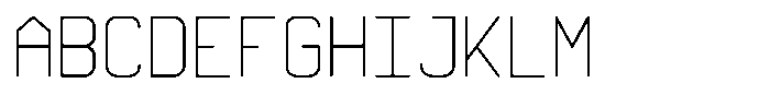 Qila Mono Light Expanded Font UPPERCASE