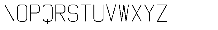 Qila Mono Light Expanded Font UPPERCASE