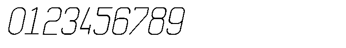 Qila Mono Light Italic Font OTHER CHARS