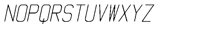 Qila Mono Light Italic Font UPPERCASE
