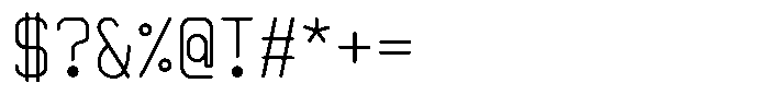 Qila Mono Regular Font OTHER CHARS
