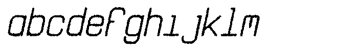 Qila Mono Rough Bold Italic FONT