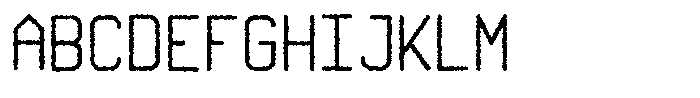 Qila Mono Rough Bold Font UPPERCASE