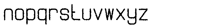 Qila Mono Rough Bold Font LOWERCASE