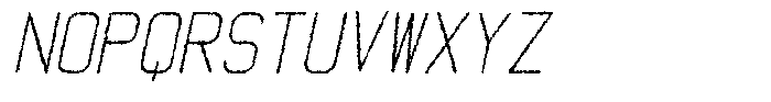 Qila Mono Rough Light Italic Font UPPERCASE