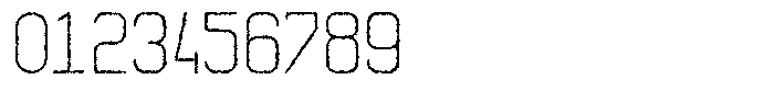 Qila Mono Rough Light Font OTHER CHARS