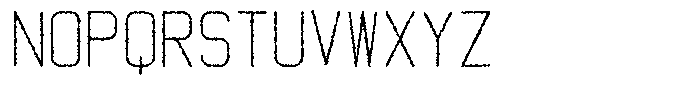 Qila Mono Rough Light Font UPPERCASE