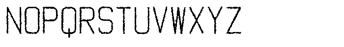 Qila Mono Rough Regular Font UPPERCASE