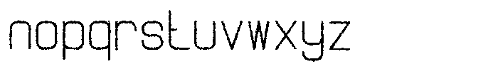 Qila Mono Rough Regular Font LOWERCASE