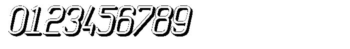 Qila Mono Shadow Bold Italic Font OTHER CHARS