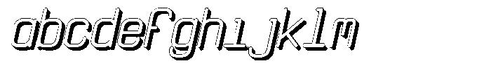 Qila Mono Shadow Bold Italic FONT