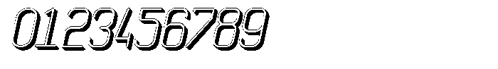 Qila Mono Shadow Light Italic Font OTHER CHARS