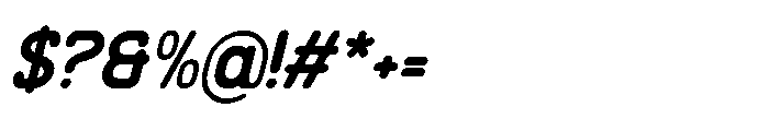 Qilargo Italic Font OTHER CHARS