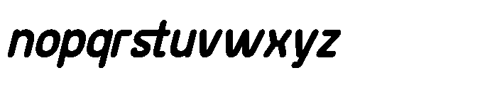 Qilargo Italic Font LOWERCASE