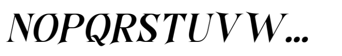 Qilavoen Italic Font UPPERCASE
